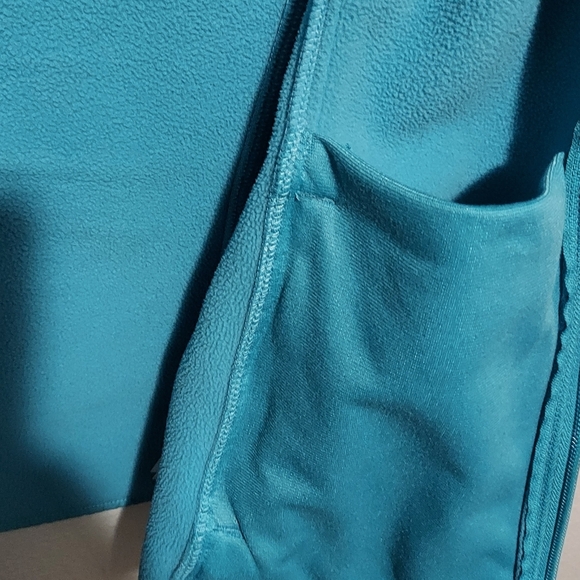 Columbia Robin's Egg Blue Womens Polartech Fleece Jacket  Size Small Full Zip - Picture 9 of 11